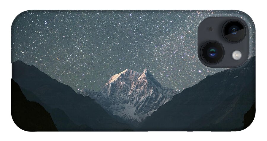 Himalayas iPhone 14 Case featuring the photograph Nilgiri South 6839 M by Anton Jankovoy