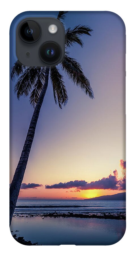 Olowalu iPhone 14 Case featuring the photograph Olowalu Maui sunset by Chris Spencer
