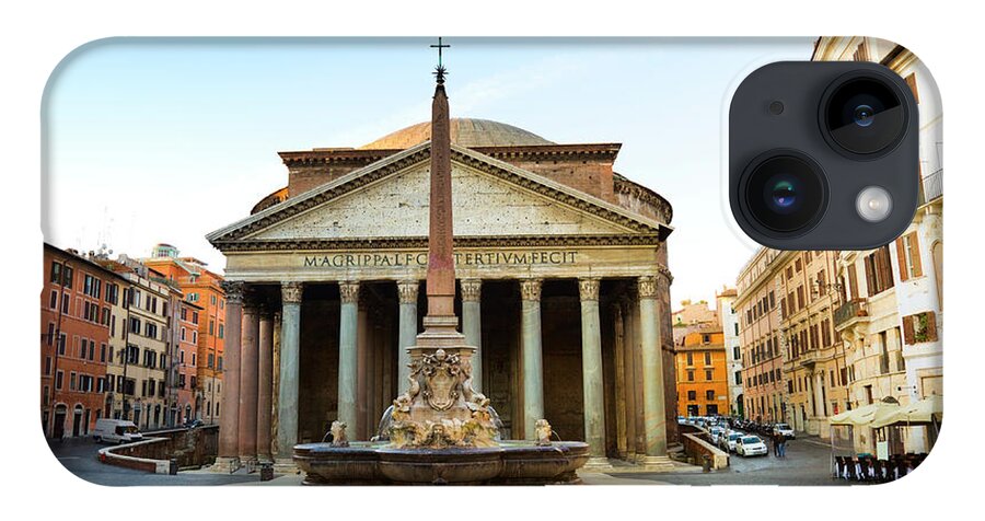 Art iPhone 14 Case featuring the photograph Pantheon, Rome by Brzozowska
