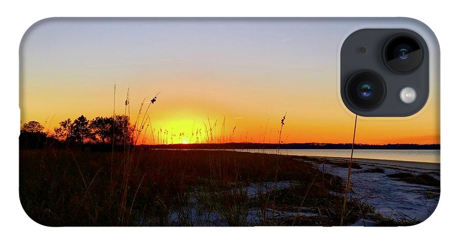 Pine Island iPhone 14 Case featuring the photograph Pine Island Sunset by Dennis Schmidt