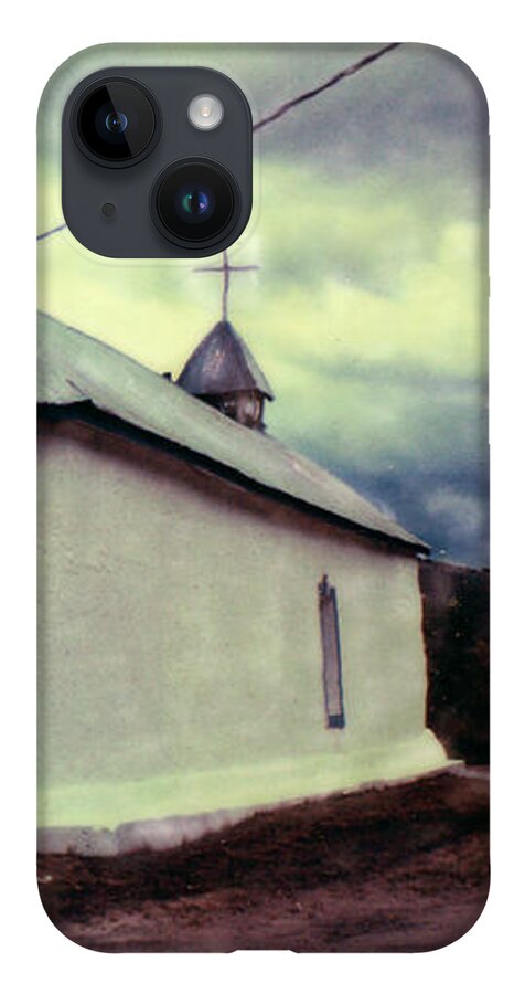 Vienna iPhone 14 Case featuring the photograph Polaroid SX-70 Hand Manipulated 3 by Catherine Sobredo