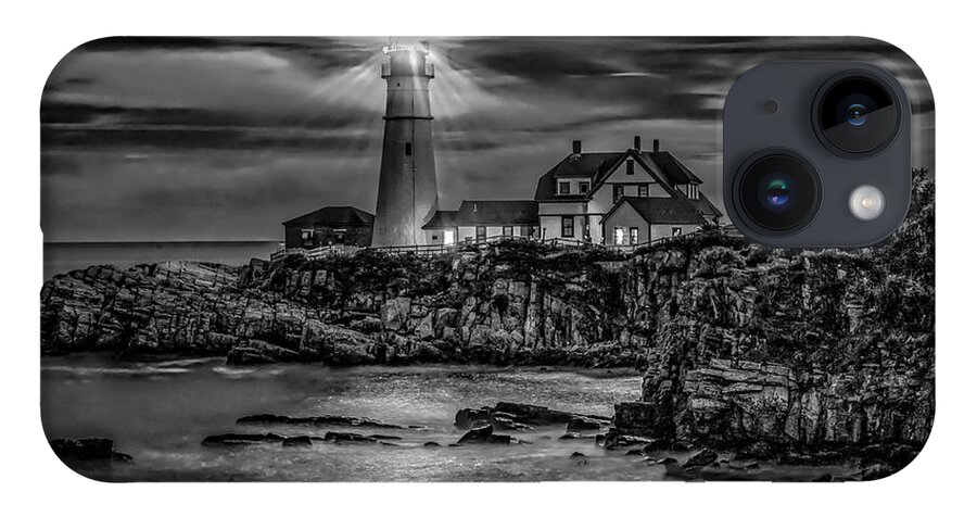 Lighthouse iPhone 14 Case featuring the photograph Portland Lighthouse 7363 by Donald Brown