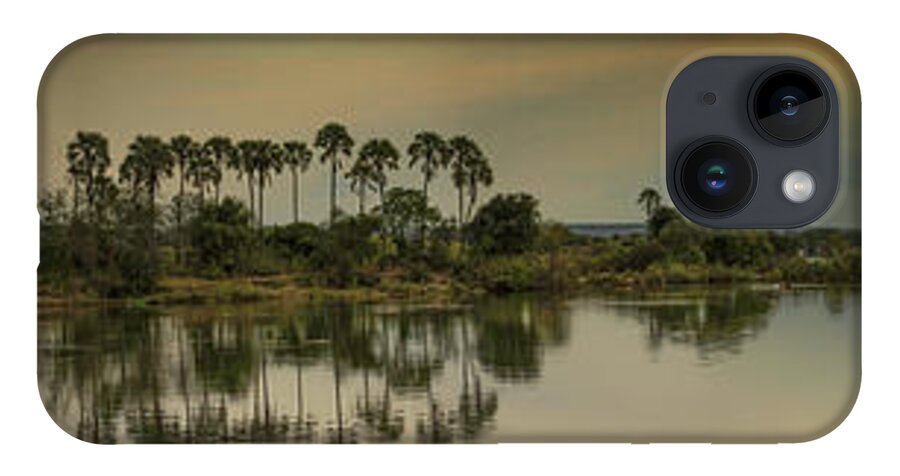 Sunset iPhone 14 Case featuring the photograph Relax on Zambezi by Robert Grac