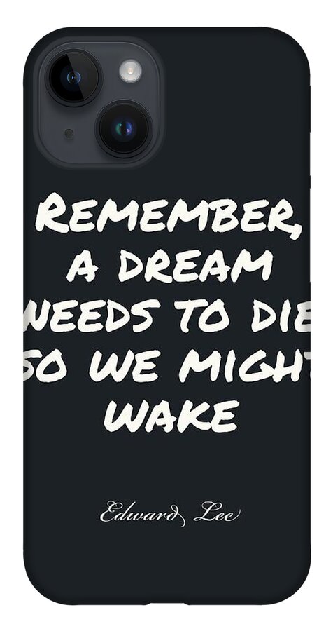 Poetry iPhone Case featuring the digital art Remember by Edward Lee