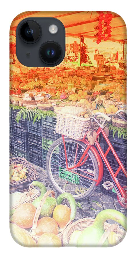 Red Bike iPhone Case featuring the photograph Rome 4 by Becqi Sherman