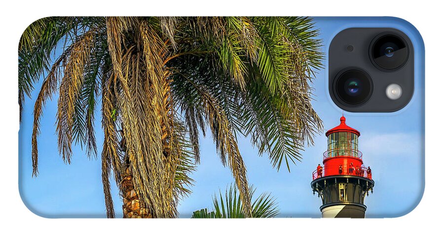 Estock iPhone 14 Case featuring the photograph Saint Augustine Lighthouse by Laura Zeid