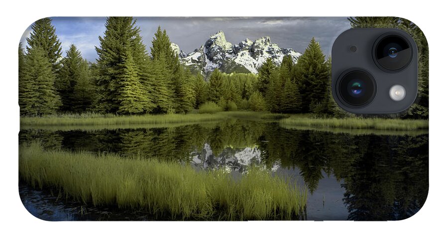 Tetons iPhone 14 Case featuring the photograph Schwabacher Dawn by Jon Glaser