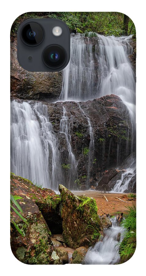 Waterfall iPhone 14 Case featuring the photograph Shu Nu Waterfall 10x8 Vertical by William Dickman