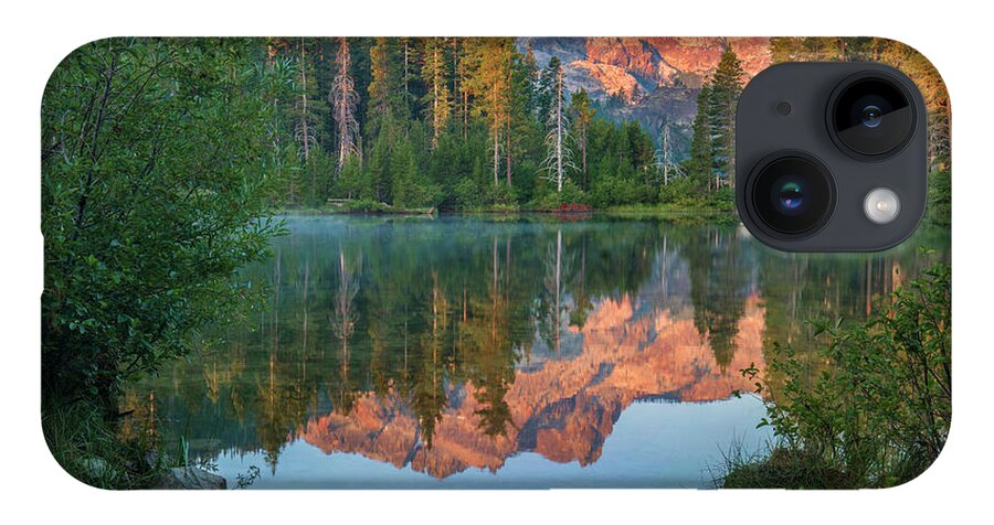 00574849 iPhone 14 Case featuring the photograph Sierra Buttes From Sand Pond, Tahoe National Forest, California by Tim Fitzharris