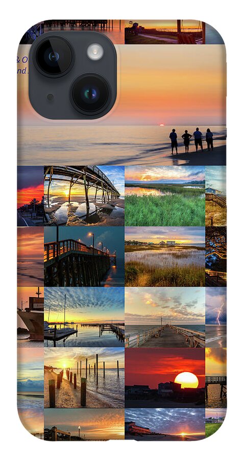 Southport iPhone 14 Case featuring the photograph Southport/ Oak Island Sunrises and Sunsets by Nick Noble