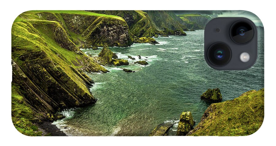 Agriculture iPhone 14 Case featuring the photograph Spectacular Atlantik Coast And Cliffs At St. Abbs Head in Scotland by Andreas Berthold