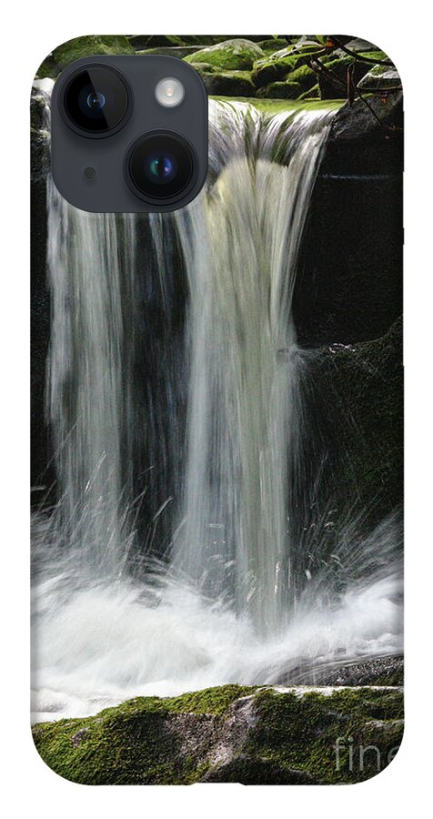 Waterfall iPhone 14 Case featuring the photograph Splashing Waterfall by Phil Perkins