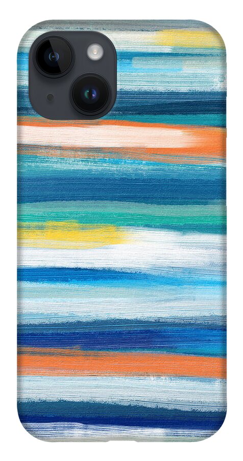 Beach iPhone 14 Case featuring the painting Summer Surf 3- Art by Linda Woods by Linda Woods