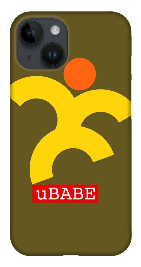 Ubabe Sun Dance iPhone 14 Case featuring the digital art Sun Dance by Ubabe Style