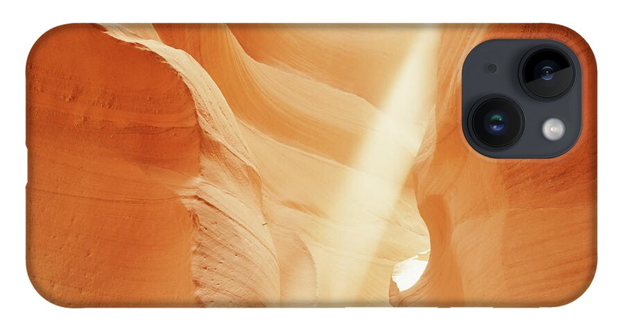 Antelope Canyon iPhone 14 Case featuring the photograph Sunlight In Antelope Canyon, Arizona by Robert Glusic