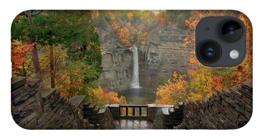 Nature iPhone 14 Case featuring the photograph Taughannock Lights by Jessica Jenney