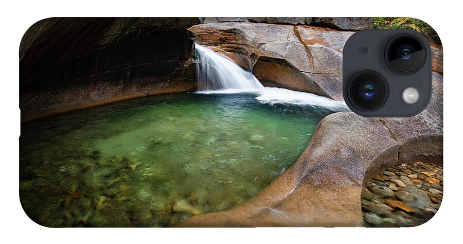 Basin iPhone 14 Case featuring the photograph The Basin at Franconia Notch State Park 2x1 by William Dickman