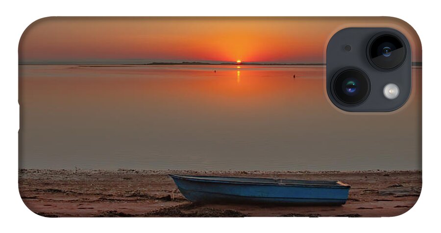 Ocean iPhone 14 Case featuring the photograph The Perfect Sunrise by Marcy Wielfaert