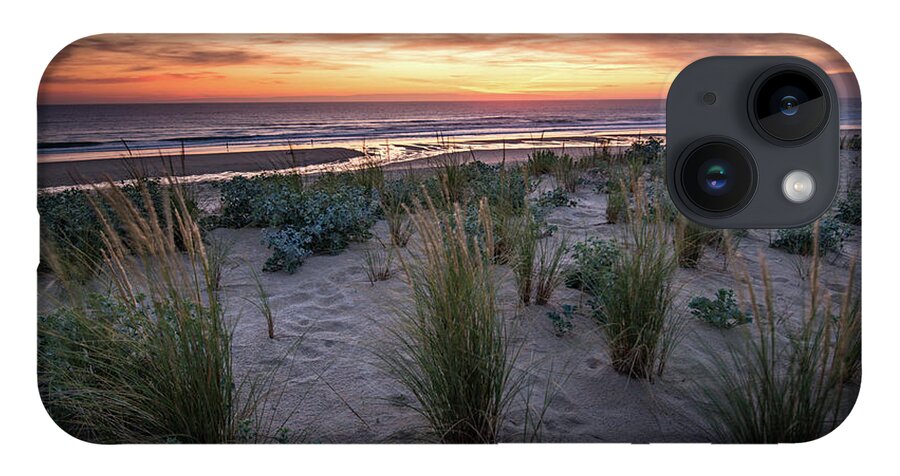 Natural Landscape iPhone 14 Case featuring the photograph The Dunes In The Sunset Light by Hannes Cmarits