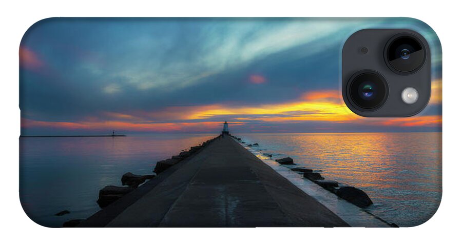 Lighthouse iPhone 14 Case featuring the photograph The Lighthouse Walk by Owen Weber