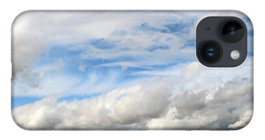 River iPhone 14 Case featuring the photograph The Sky is the Ocean Out West by Leslie M Browning