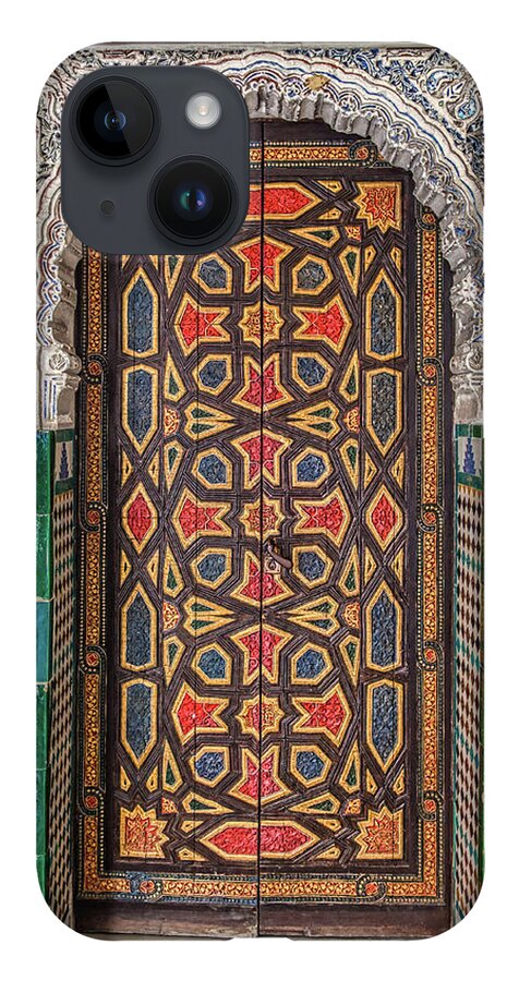 Door iPhone 14 Case featuring the photograph Tiled Door of Sevilla by David Letts