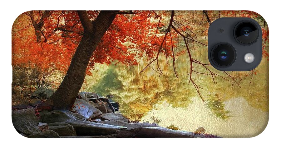 Autumn iPhone 14 Case featuring the photograph Under the Maple by Jessica Jenney