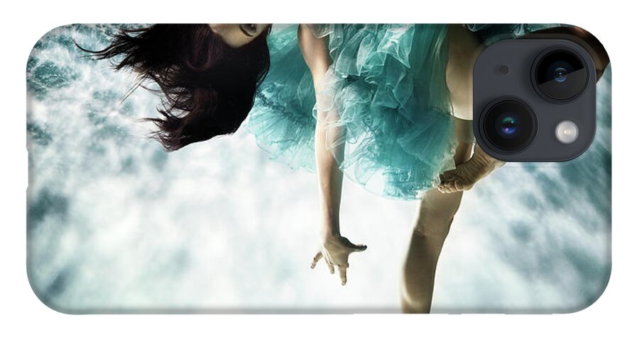 Ballet Dancer iPhone Case featuring the photograph Underwater Ballet by Henrik Sorensen