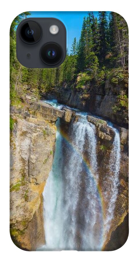 Upper iPhone Case featuring the photograph Upper Falls at Johnston Canyon by Owen Weber
