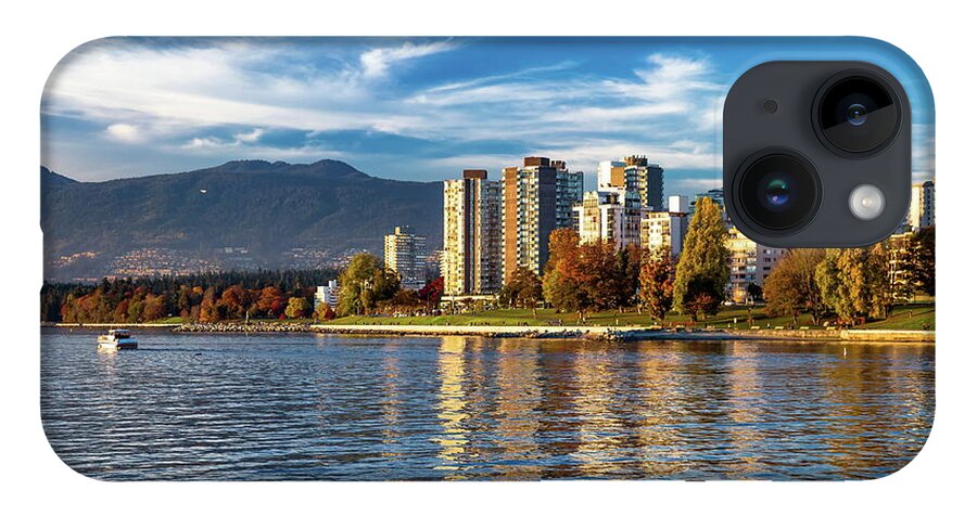 Alex Lyubar iPhone 14 Case featuring the photograph Vancouver skyline by Alex Lyubar
