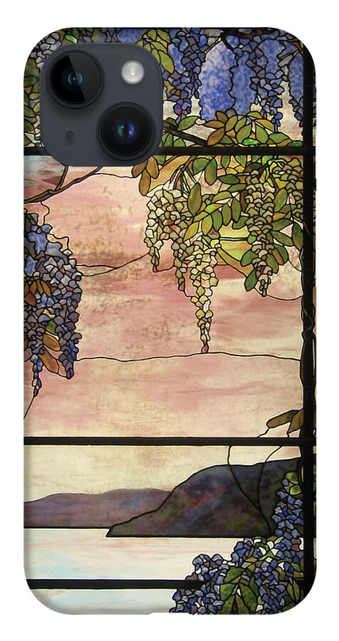 Tiffany iPhone Case featuring the painting View of Oyster Bay by Louis Comfort Tiffany