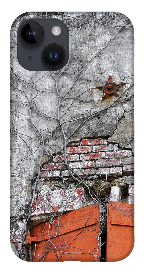 Old Construction iPhone 14 Case featuring the photograph Weathered by Randall Dill