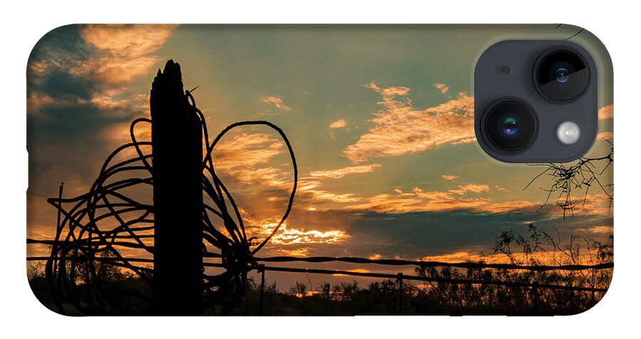 Photo iPhone 14 Case featuring the photograph West Texas Sunrise by Jason Hughes