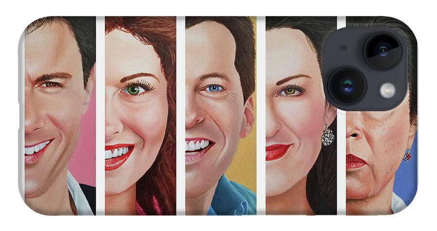 Will And Grace iPhone 14 Case featuring the painting Will and Grace by Vic Ritchey