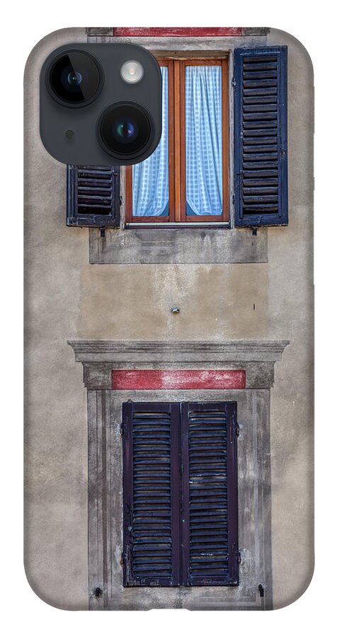 Window iPhone 14 Case featuring the photograph Windows of Montalcino by David Letts