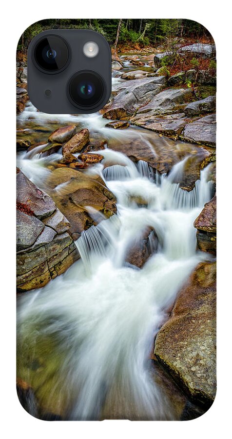New Hampshire iPhone 14 Case featuring the photograph Ammonoosuc Cascade #1 by Jeff Sinon