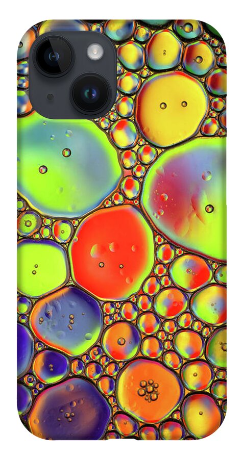 Colorful iPhone 14 Case featuring the photograph Crowded Space by Elvira Peretsman
