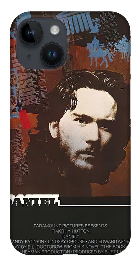 Daniel iPhone Case featuring the mixed media ''Daniel'', 1983, movie poster by Stars on Art