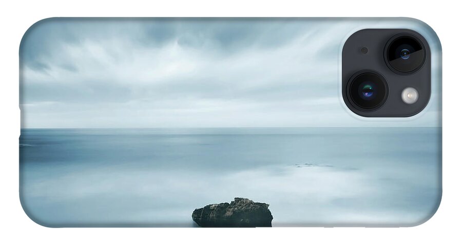 Background iPhone 14 Case featuring the photograph Dark Rocks and Bad Weather II by Stefano Orazzini