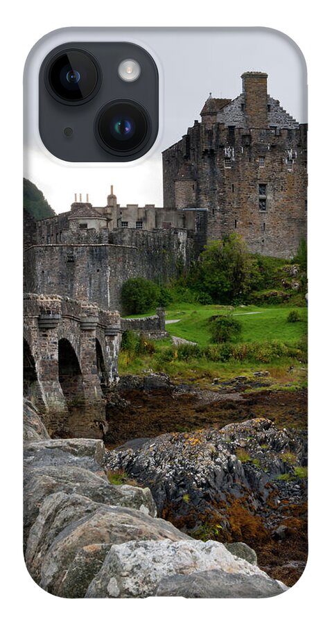 Scotland iPhone 14 Case featuring the photograph Eilean Donan Castle in the loch Alsh at the highlands of Scotlan by Michalakis Ppalis