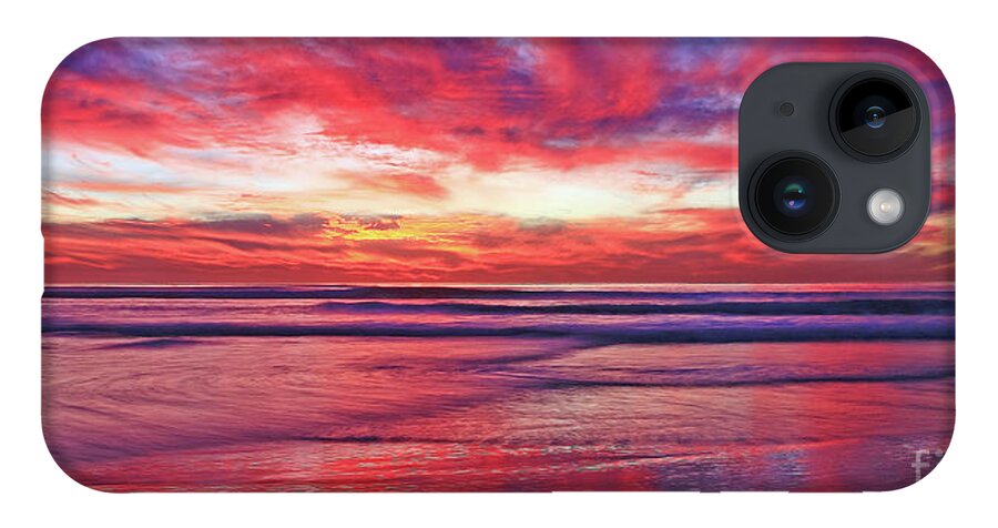 Encinitas iPhone Case featuring the photograph Red Swirl by John F Tsumas