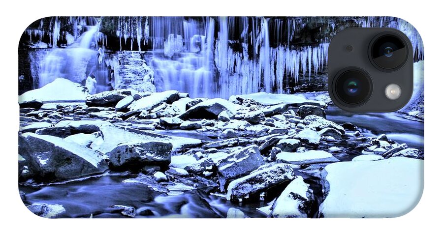  iPhone Case featuring the photograph Great Falls Winter 2019 by Brad Nellis