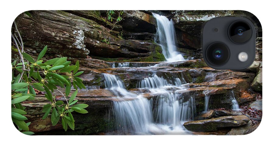 Hidden Falls. Hanging Rock State Park iPhone Case featuring the photograph Hidden Falls by Chris Berrier