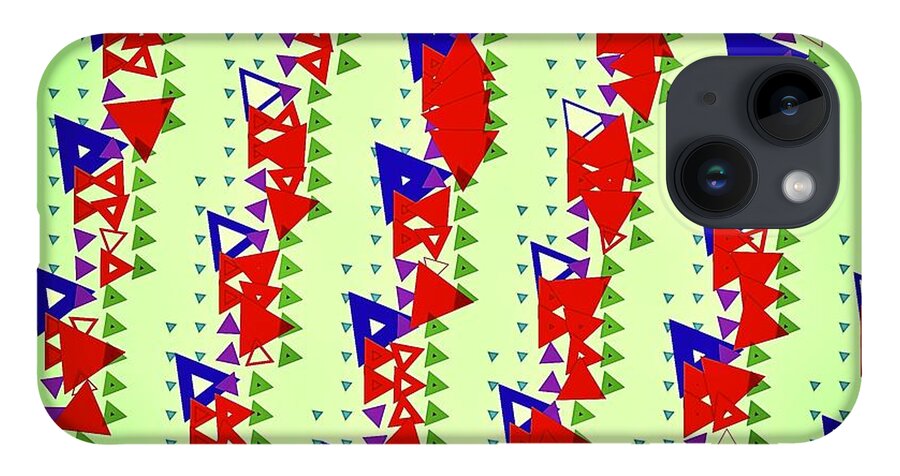 Abstract iPhone Case featuring the digital art Pattern 6 by Marko Sabotin