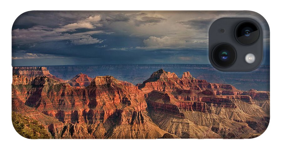 North America iPhone 14 Case featuring the photograph Sunset North Rim Grand Canyon National Park Arizona #1 by Dave Welling