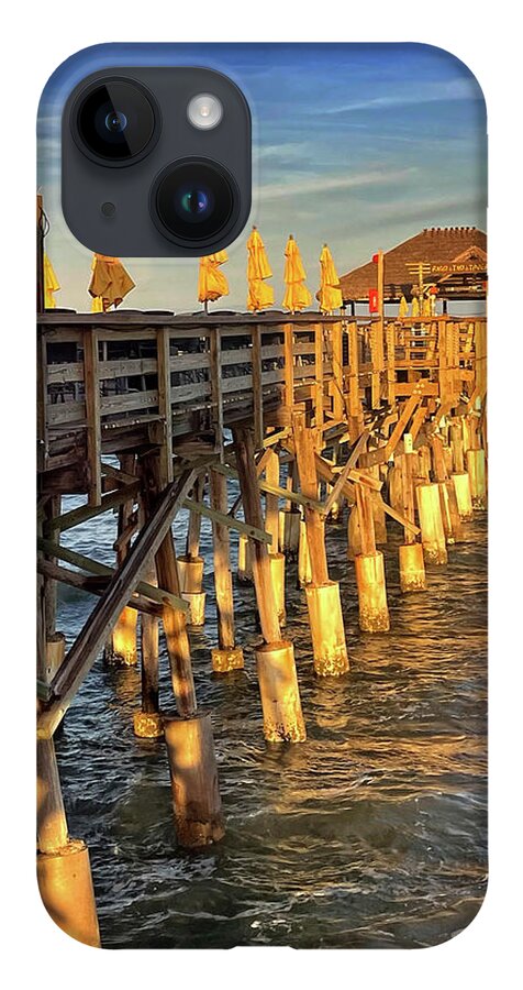 Pier iPhone 14 Case featuring the photograph Sunset on the Pier #1 by George Taylor