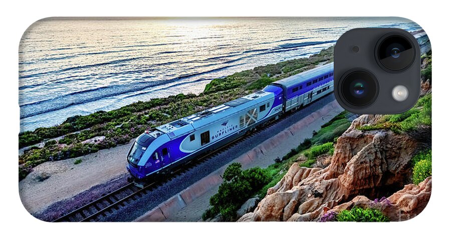 Amtrak iPhone Case featuring the photograph The Amtrak 584 to San Diego by David Levin