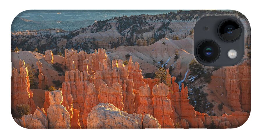 Bryce Canyon National Park iPhone 14 Case featuring the photograph Touch of Light #1 by Jonathan Nguyen