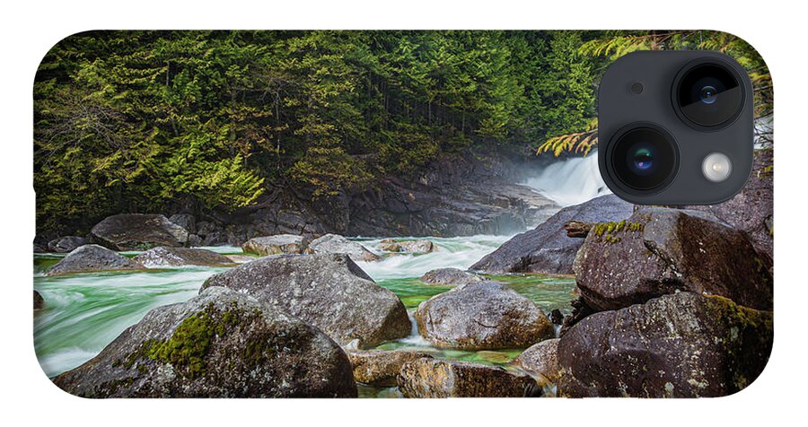 _canada-golden-ears iPhone 14 Case featuring the photograph The Woods by Tommy Farnsworth