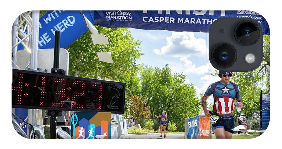 Casper Marathon 2022 iPhone 14 Case featuring the photograph Marathon by Laura Terriere